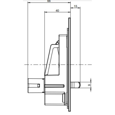 Villeroy & Boch ViConnect 300G vandens nuleidimo klavišas, pasirenkama spalva