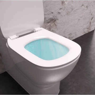 Ideal Standard Tesi pastatomas klozetas su bakeliu ir soft close dangčiu