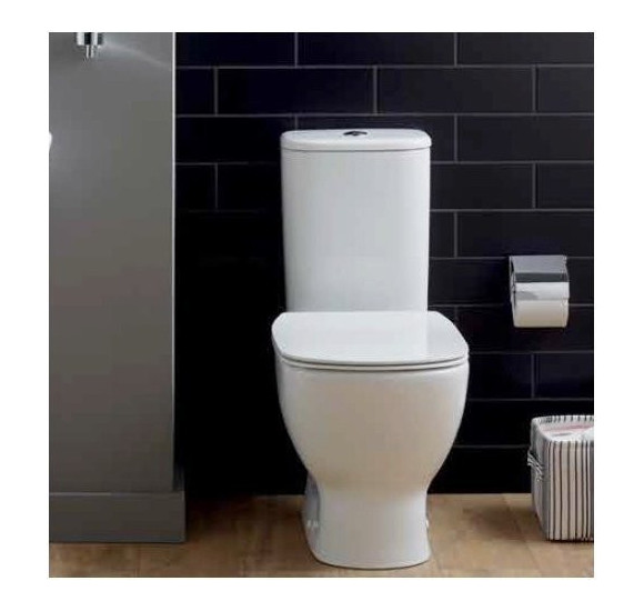 Ideal Standard Tesi pastatomas klozetas su bakeliu ir soft close dangčiu