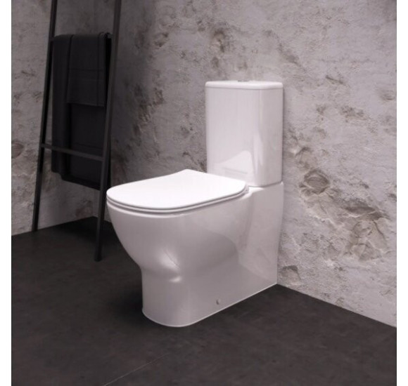 Ideal Standard Tesi pastatomas klozetas su bakeliu ir soft close dangčiu