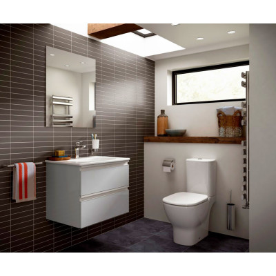 Ideal Standard Tesi pastatomas klozetas su bakeliu ir soft close dangčiu