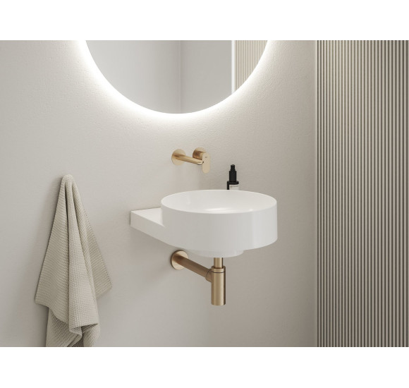 RAVAK Yard 400 pakabinamas praustuvas, be skylės maišytuvui