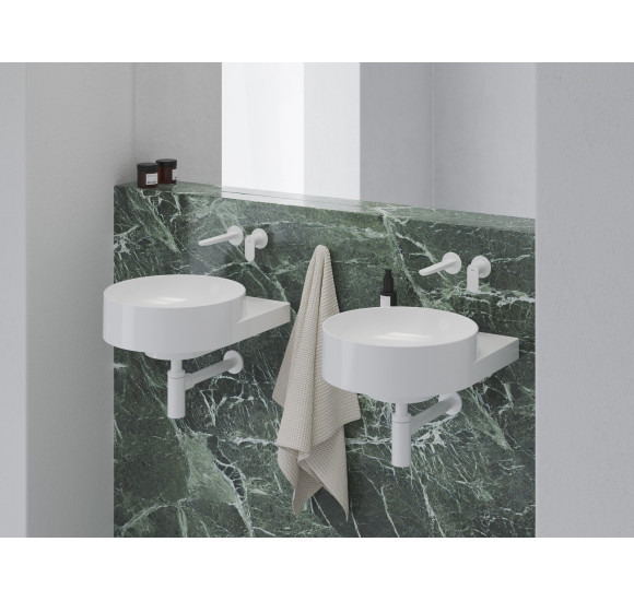 RAVAK Yard 400 pakabinamas praustuvas, be skylės maišytuvui