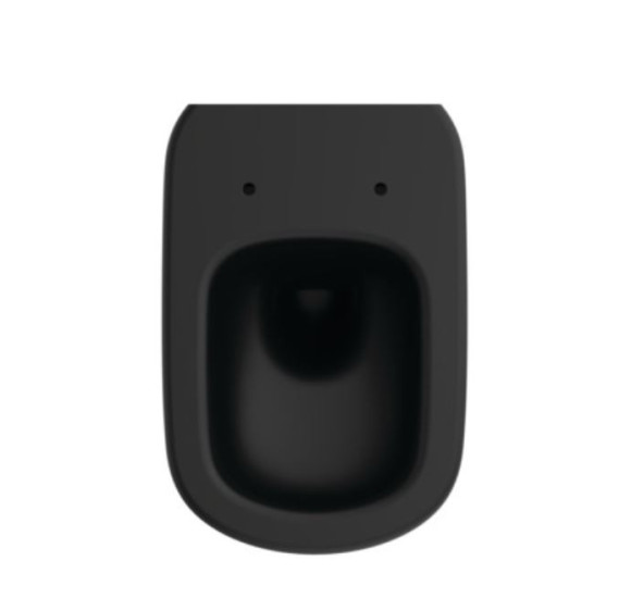 3in1 Ideal Standard Tesi klozeto komplektas su "soft close" dangčiu ir WC rėmu (juodos sp.)