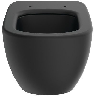 3in1 Ideal Standard Tesi klozeto komplektas su "soft close" dangčiu ir WC rėmu (juodos sp.)