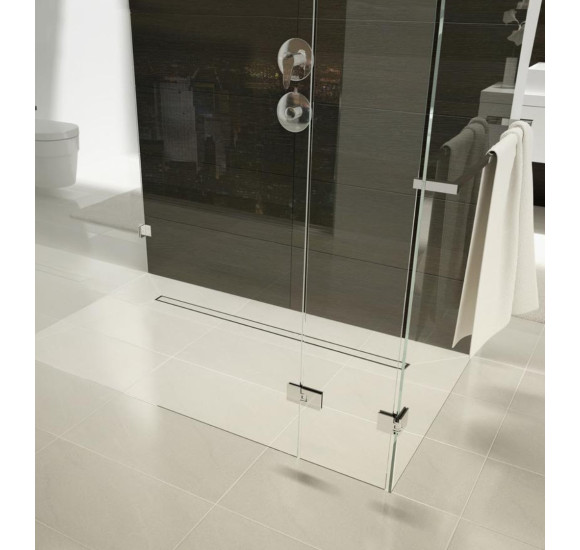 H+M dušo latako komplektas su įklijuojama plytele (pasirenkamas dydis)