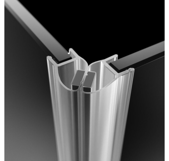 Radaway Torrenta KDD 90x90cm kampinė dušo kabina, chromo profiliai