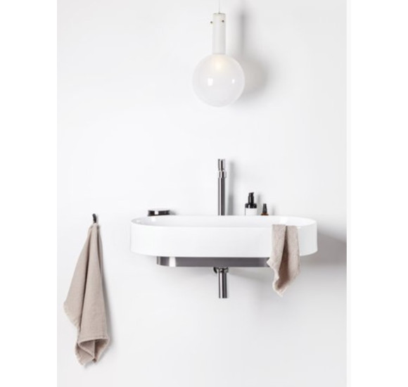 Ravak pakabinamas praustuvas Yard 800x500, baltos spalvos