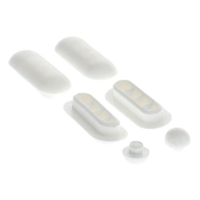 Villeroy&Boch Klozeto dangčio pagalvėlių rinkinys, 49x164,5mm, baltos spalvos