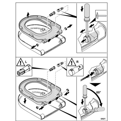 Villeroy&Boch Klozeto dangčio Subway ir Subway 2.0 soft close vyrių rinkinys