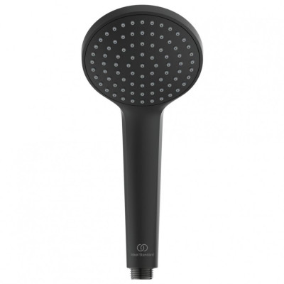 IŠPARDAVIMAS. Ideal Standard Idealrain Soft rankinė dušo galvutė 100 mm, viena funkcija, matinė juoda