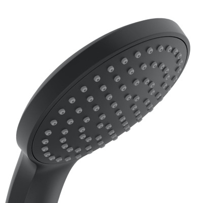 IŠPARDAVIMAS. Ideal Standard Idealrain Soft rankinė dušo galvutė 100 mm, viena funkcija, matinė juoda