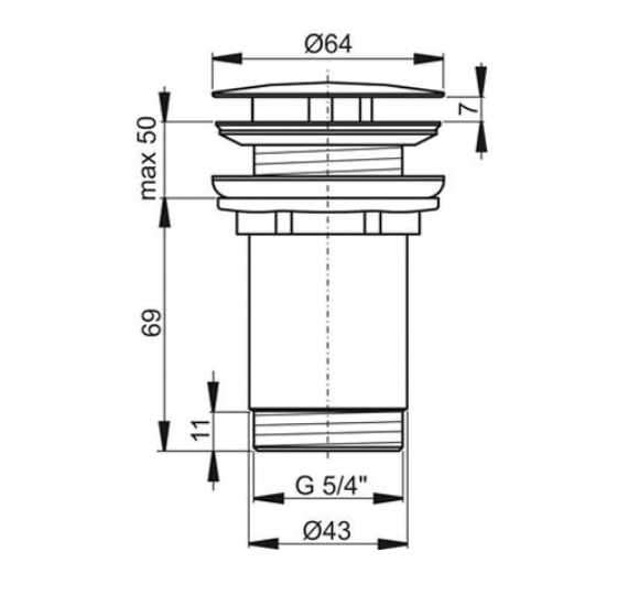 Ravak praustuvo sifono galvutė fiksuota, juoda sp.
