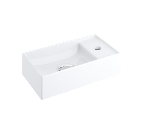 Praustuvas Ravak VEDA SLIM 400 MINI, be persipylimo