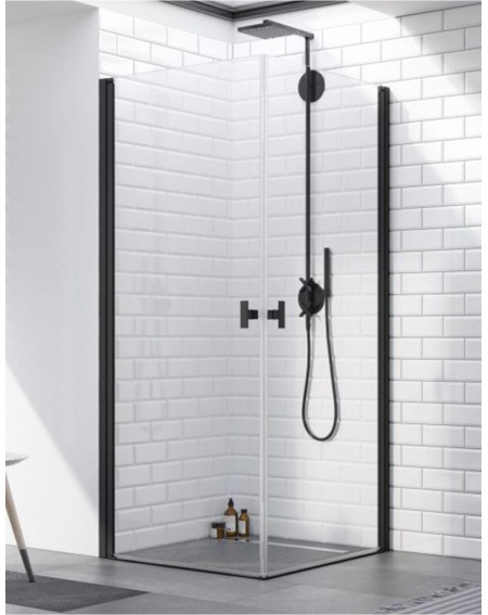 Radaway NES Black KDD I kampinė dušo kabina