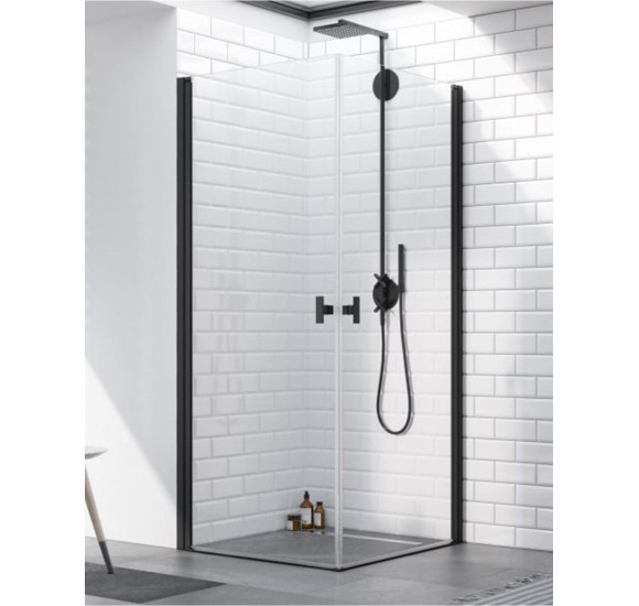 Radaway NES Black KDD I kampinė dušo kabina