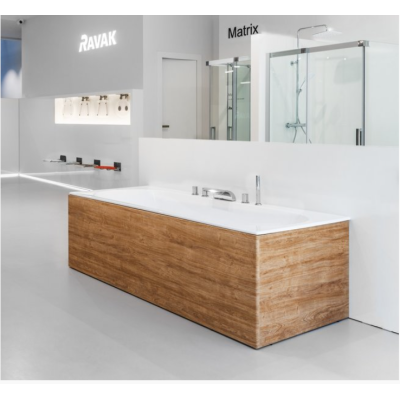 Ravak City Slim 180x80 cm, stačiakampė vonia, akrilas