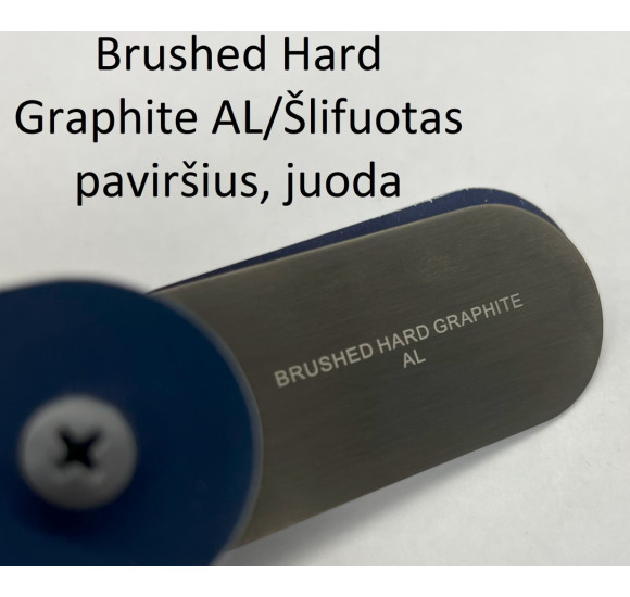 IŠPARDAVIMAS. Grohe Rainshower SmartActive 310 Stacionari dušo galva su sieniniu laikikliu (Brushed Hard Graphite spalva)