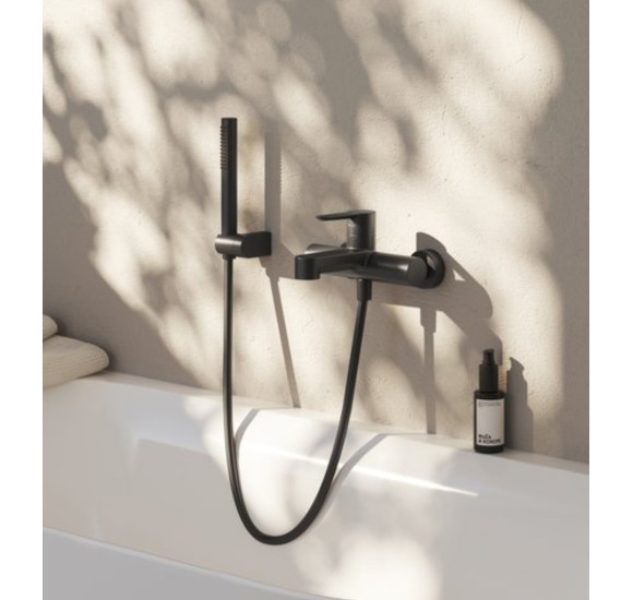 Ravak Chrome dušo galvutė, 1 funkcija, juoda spalva 957.20BL