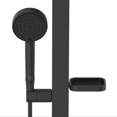 Ideal Standard ALU+ dušo komplektas, BD586,  Juoda matinė