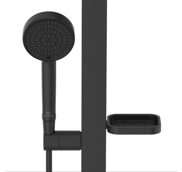 Ideal Standard ALU+ dušo komplektas, BD586,  Juoda matinė