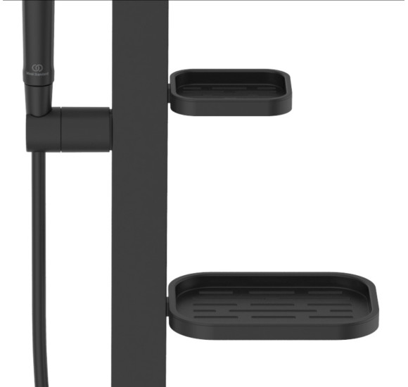 Ideal Standard ALU+ dušo komplektas, BD586,  Juoda matinė