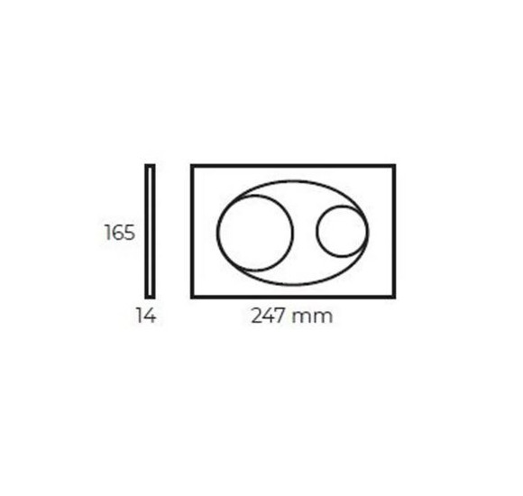 IŠPARDAVIMAS. Bocchi Savio potinkinio rėmo klavišas, matinio chromo spalva