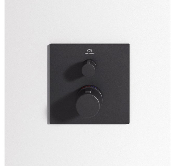 IŠPARDAVIMAS. Ideal Standard Ceratherm C100 termostatinis,potinkinis maišytuvas (vienos krypties), matinė juoda