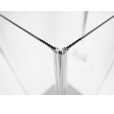 Brasta Glass Viktorija dušo kabina, 100x100x200 cm, skaidrus stiklas, pasirinkite spalvą