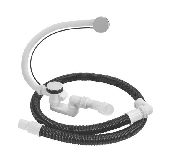 IŠPARDAVIMAS. Duravit Happy D.2 vonios sifonas, prailgintas