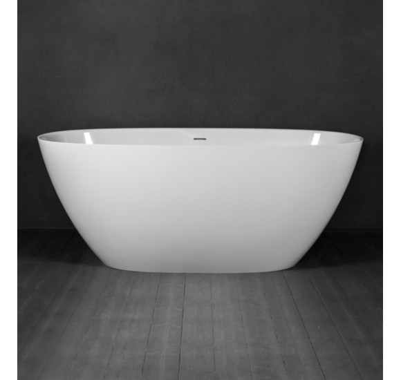 PAA Perla laisvai pastatoma vonia iš akmens masės, 160x75cm