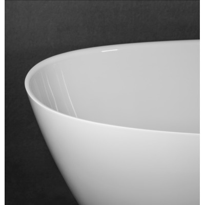 PAA Perla laisvai pastatoma vonia iš akmens masės, 160x75cm