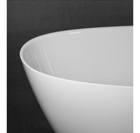 PAA Perla laisvai pastatoma vonia iš akmens masės, 160x75cm