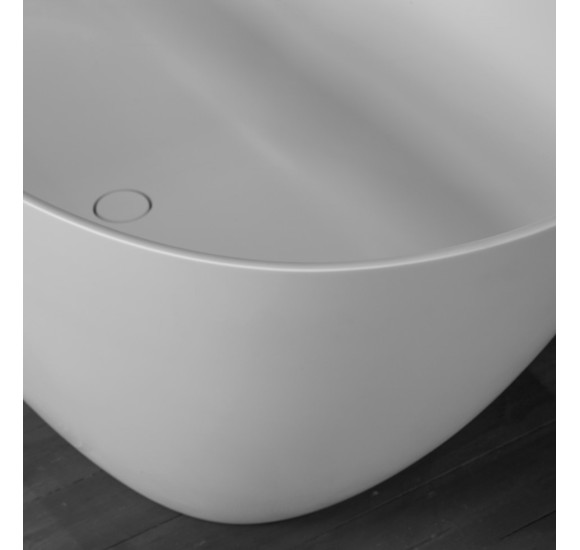 PAA Perla laisvai pastatoma vonia iš akmens masės, 160x75cm