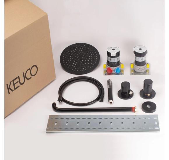 Keuco IXMO 7 termostatinės potinkinės dušo sistemos komplektas
