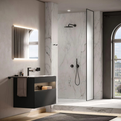 Keuco IXMO 7 termostatinės potinkinės dušo sistemos komplektas