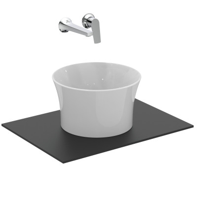 Ideal Standard La Dolce Vita pastatomas ant stalviršio praustuvas 34x34cm