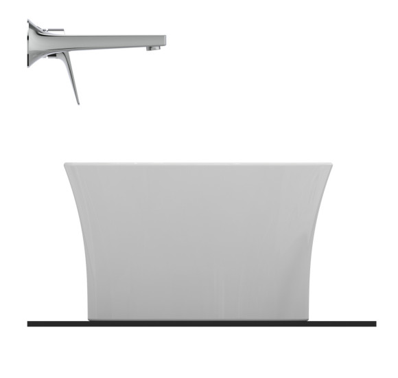 Ideal Standard La Dolce Vita pastatomas ant stalviršio praustuvas 34x34cm