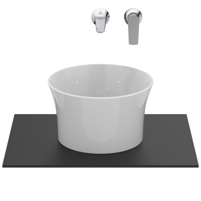 Ideal Standard La Dolce Vita pastatomas ant stalviršio praustuvas 34x34cm