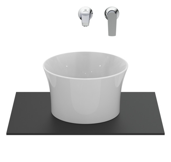 Ideal Standard La Dolce Vita pastatomas ant stalviršio praustuvas 34x34cm