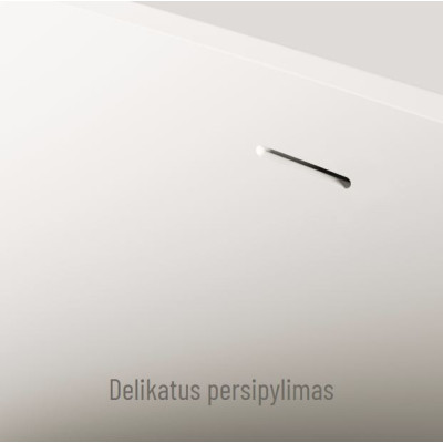 IŠPARDAVIMAS. PAA Akmens masės SILKSTONE vonia Felice 1945x830, su sifonu, caffe latte matinė