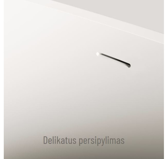 IŠPARDAVIMAS. PAA Akmens masės SILKSTONE vonia Felice 1945x830, su sifonu, caffe latte matinė