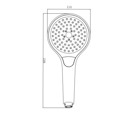 Villeroy & Boch Verve rankinis dušelis