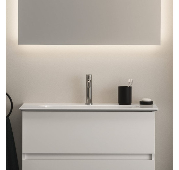 Ideal Standard CERALINE Nuovo H120 maišytuvas praustuvui su metaliniu dugno vožtuvu