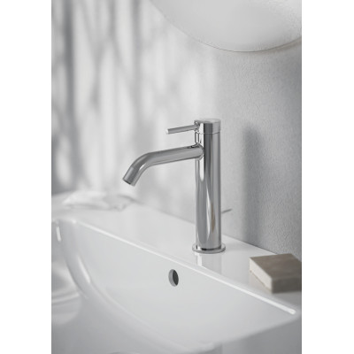 Ideal Standard CERALINE Nuovo H120 maišytuvas praustuvui su metaliniu dugno vožtuvu