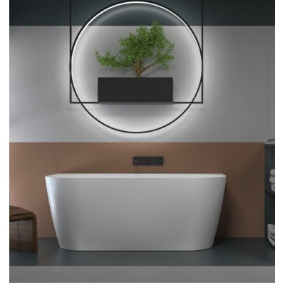 Lieto akmens vonia Inbalia Bahama, 155x78,5cm su sifonu komplekte