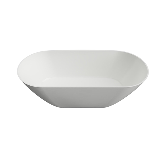 Lieto akmens vonia Inbalia Medeira su persipylimo anga, 170x77cm