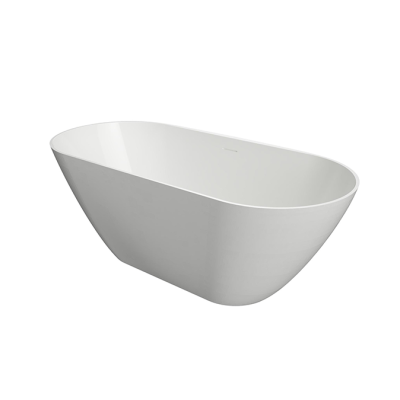 Lieto akmens vonia Inbalia Medeira su persipylimo anga, 170x77cm