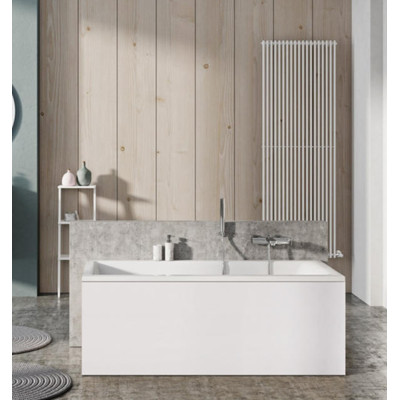 Balteco Forma akrilinės vonios komplektas: rėmas, apdaila L-formos ir sifonas, pasirinkite dydį