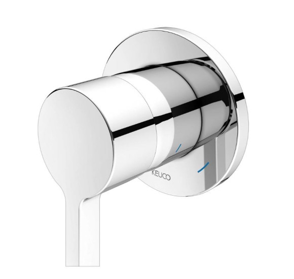 Keuco EDITION 400 potinkinis dušo maišytuvas, apvali apdaila